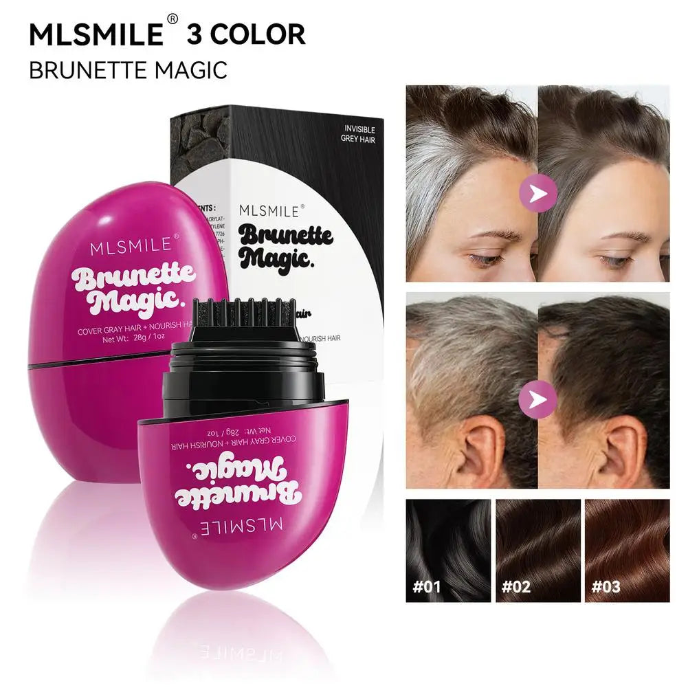 Temporary Hair Color Stick & Comb – Instant Gray Root Concealer Hair Root Concealer Oasis Select