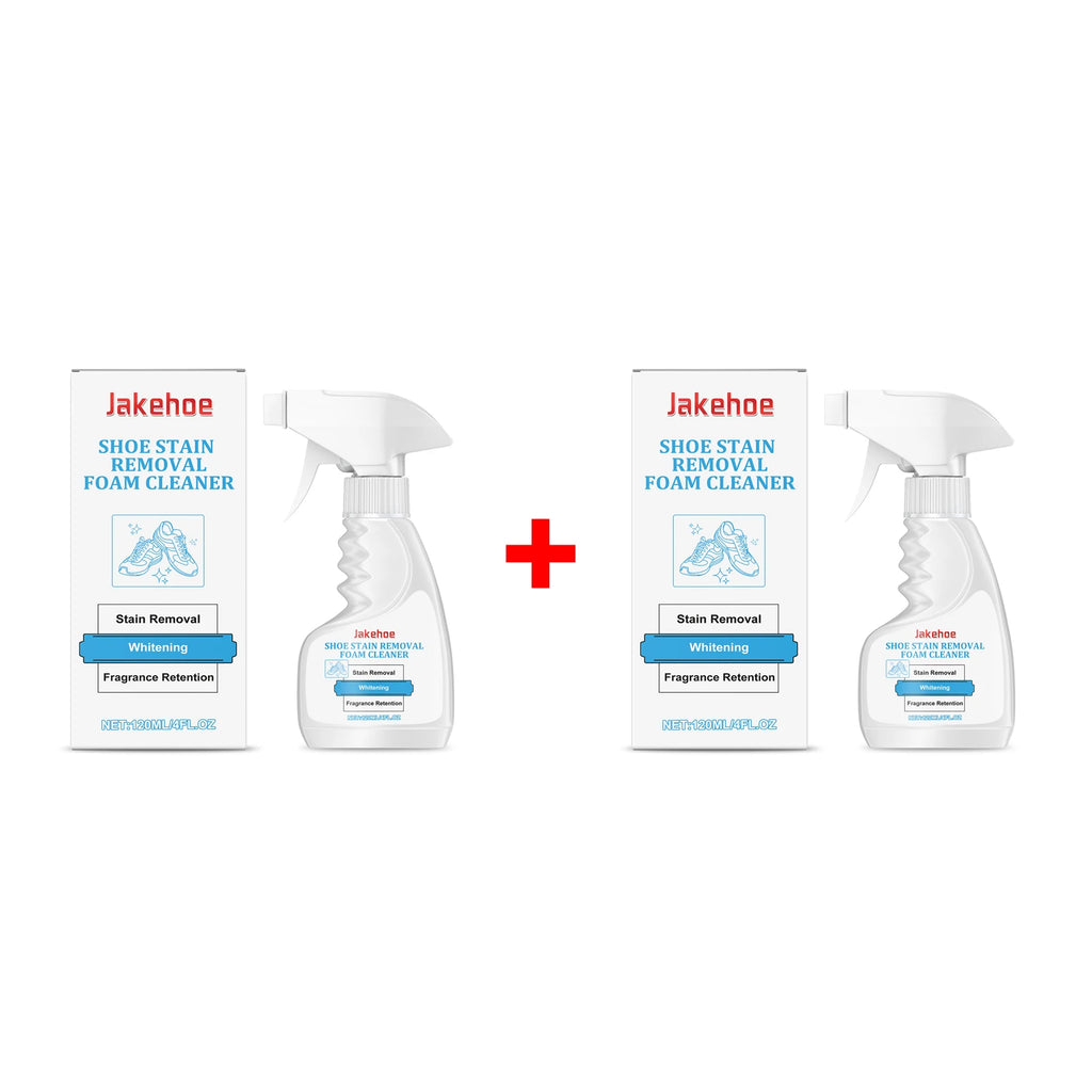 Shoe Stain Removal Foam Cleaner for White Sneakers Gentle Cleansing Remove Yellow Edge Stains Shoe Cleaning Products 120ml Oasis Select 2 X 120ml boxed