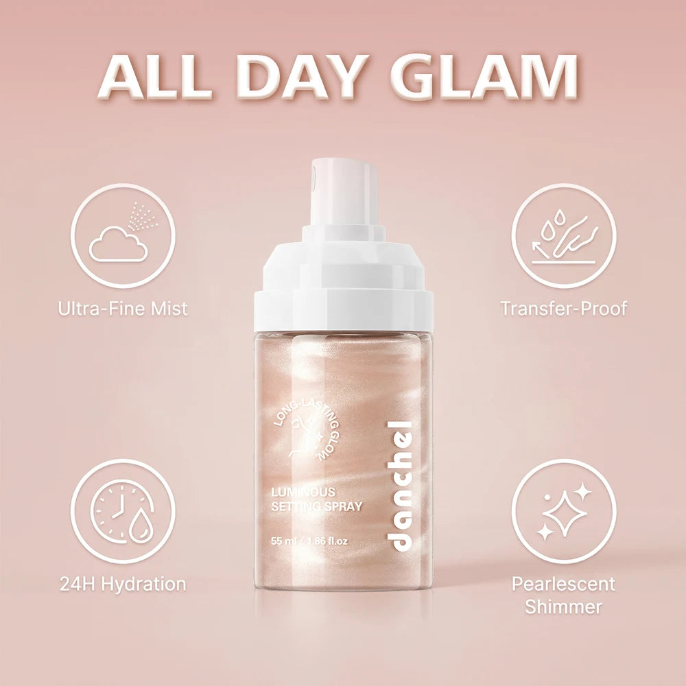 Luminous Setting Spray Instantly Boosts Skin Dewy Plump-looking Lasting Hydration Face Makeup Blends Seamlessly Natural Finish Oasis Select