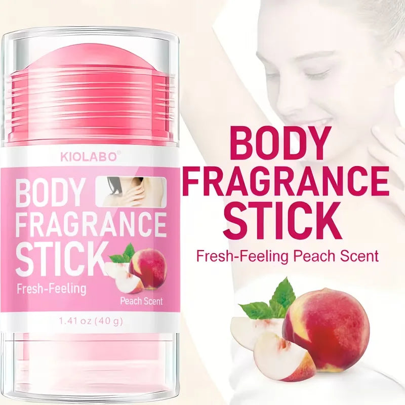KIOLABO Peach Fresh and Dry Deodorant Stick - Eliminates hand and foot odor, leaving a fresh and cool fragrance Oasis Select 40g