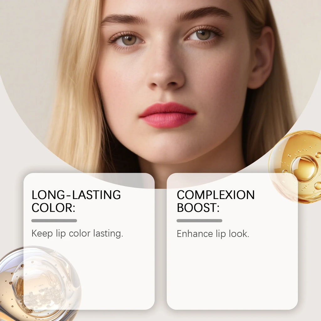 Silky Smooth Matte Peel Off Lip Gloss Moisturizing Plumping Natural Color Long Wear Volumizing Full Pout Lipstick Oasis Select