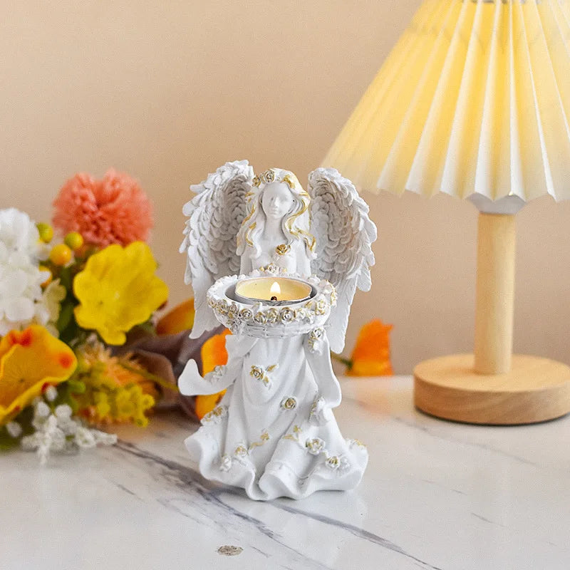 New Nordic Angel Ornaments, Home Desktop Decorations, Decorative Props, Angel Resin Handicrafts and Ornaments Oasis Select