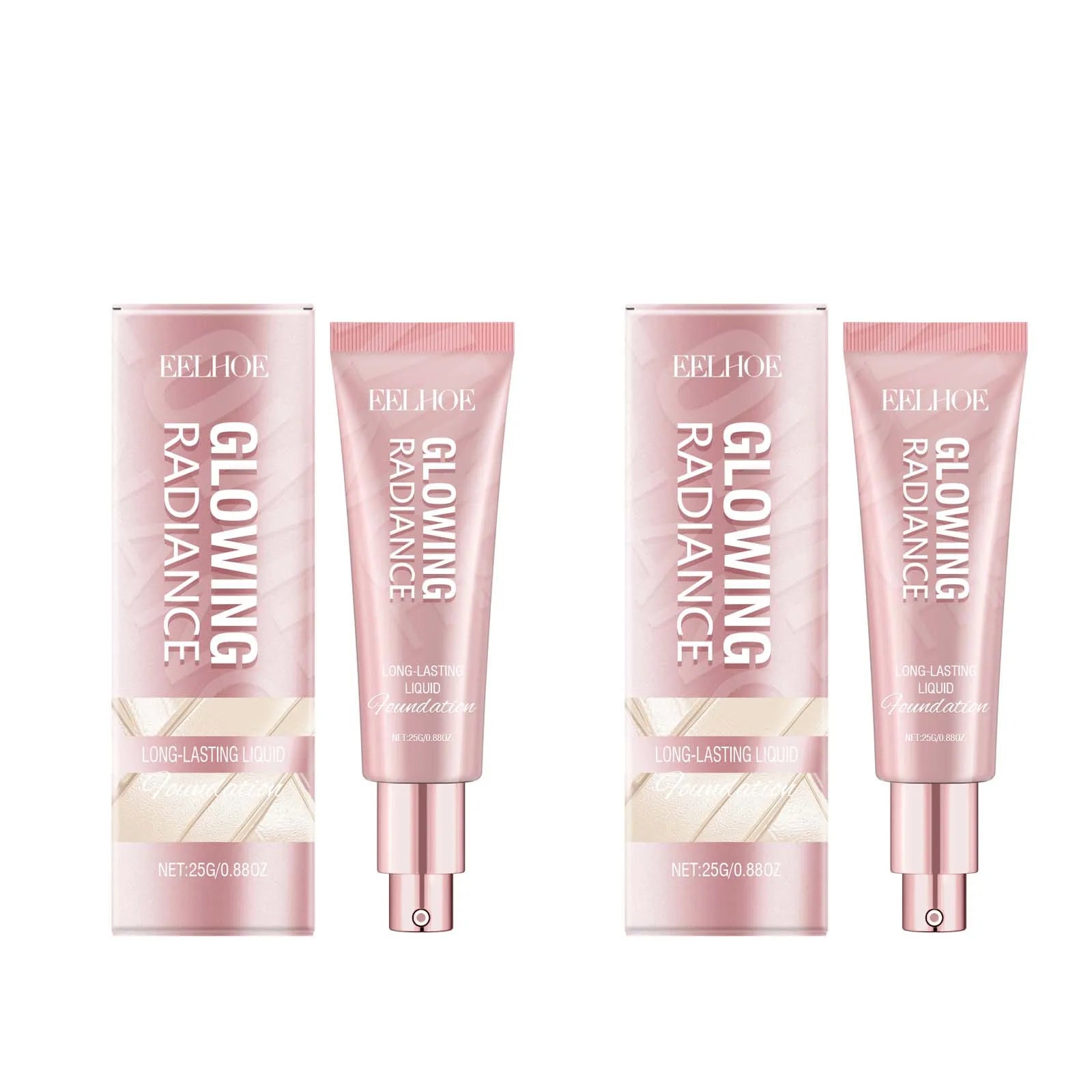 Face Liquid Foundation Oil-Control Matte BB Cream Waterproof Long-Lasting Concealer Liquid Full Coverage Moisturizing Cosmetics Oasis Select 2Pcs Ivory white