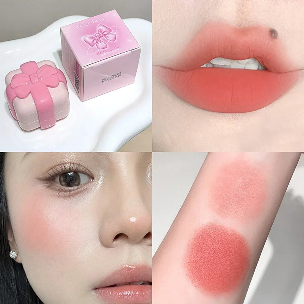 2-in-1 Lipstick Blush Stick Eyes Cheek Lip Tint Buildable Waterproof Lightweight Cream Multi-use Lip Plumper Makeup Gift Oasis Select 03