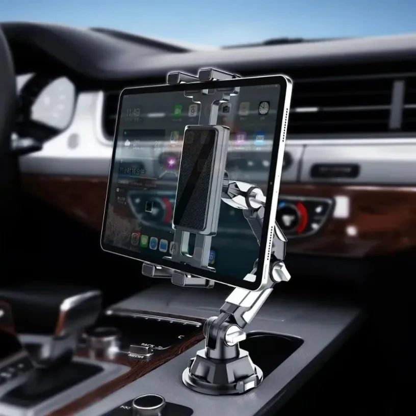 Universal Tablet Cup Holder Mount for Car or Truck Heavy Duty 360° Rotation Adjustable Arm Tablet Stand Cradle Cup Phone Holder Oasis Select