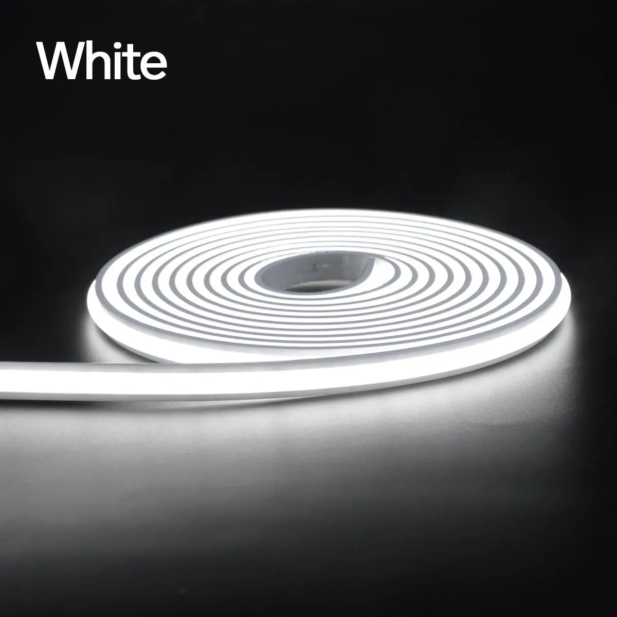 Zigbee 3.0 24V Neon LED Strip Light APP Control Brightness Adjustment 100% Pure Silicone Tube Kitchen Cabinet Lamp Zigbee Switch Oasis Select WHITE 5M USA Power Plug