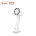 Mini USB Handheld Fan Portable Rechargeable Small Desk Fan for Students Office Travel Personal Cooling Breeze Quiet 3 Speed Oasis Select White-1PC