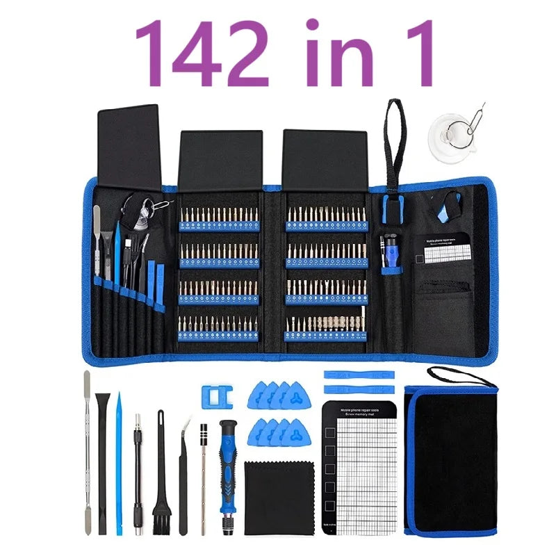  ﻿ 28 170 in 1 Screwdriver Set Universal With 120 Bits Magnetic Repair Hand Took Kits Phone Repair Tool Kit For Laptop Repair Oasis Select 142 in 1
