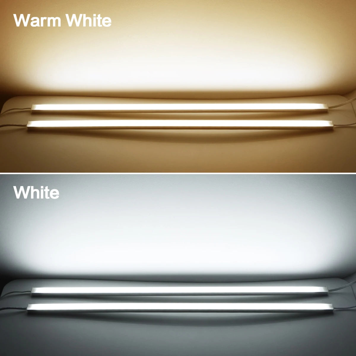 Tuya Zigbee LED Cabinet Light Bar Kit-WiFi Dimmable Aluminium Tube for Kitchen Closet Voice Control Compatible with Google Alexa Oasis Select