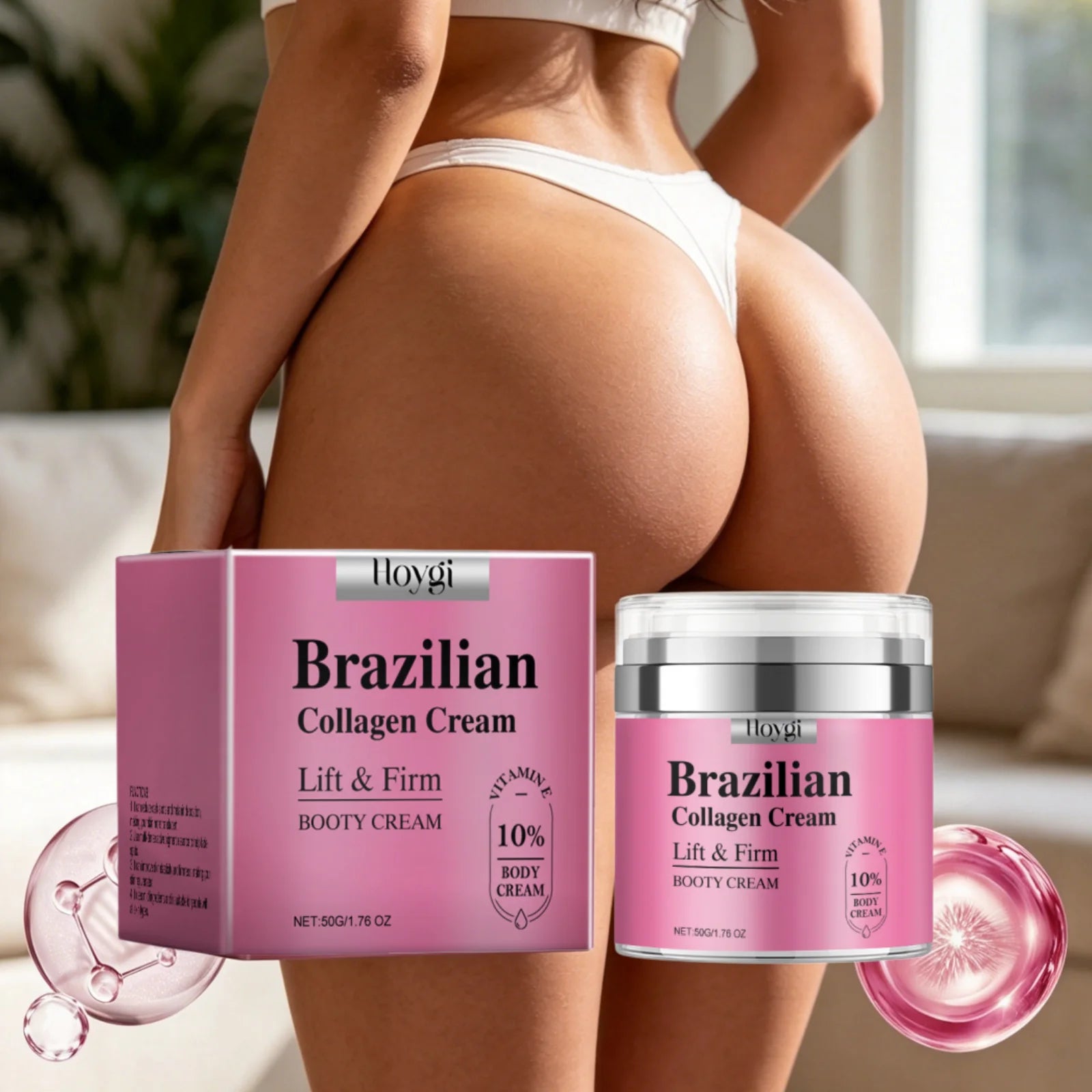 Hoygi Butt Firming & Lifting Cream – Deep Moisturizing 50g Body Firming Cream Oasis Select
