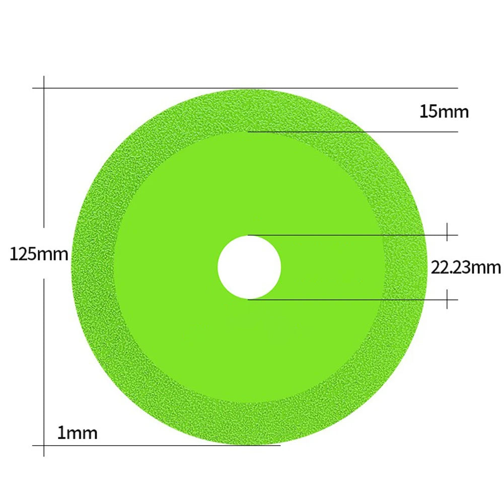 115/125mm Glass Cutting Disc Diamond Marble Ceramic Tile Jade Grinding Blade For Jade Crystal Grinding Wheel Glass Cutting Sheet Oasis Select 125mm