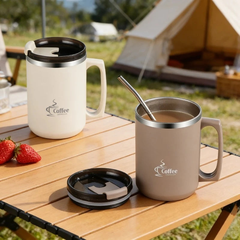 Premium 304 Stainless Steel Tumbler with Straw, Leak-Proof&Portable, for Coffee Water Juice,Home School Office Use,Hot Sale 2026 Oasis Select