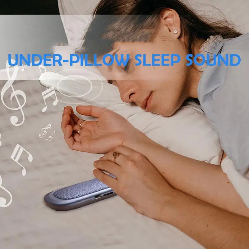 Under Pillow Bluetooth Speaker Bone Conduction Mini Speaker Sleep Music Player With TF Card Slot Sleeping Pillow Speaker For Bed Oasis Select