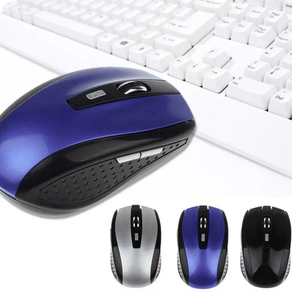BUDI 2.4G Wireless Mouse – 2400 DPI, 6 Colors, Mini & Slim