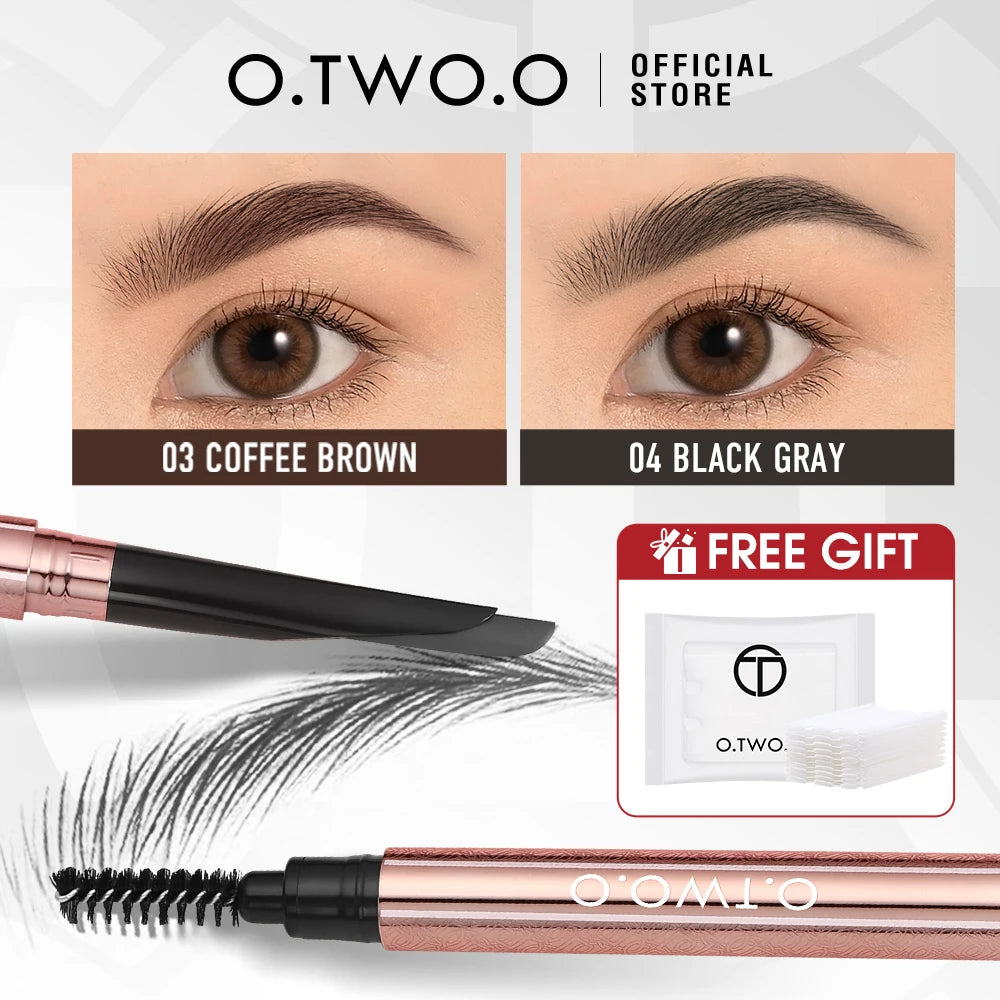 O.TWO.O Machete Eyebrow Pencil – Waterproof High Pigment