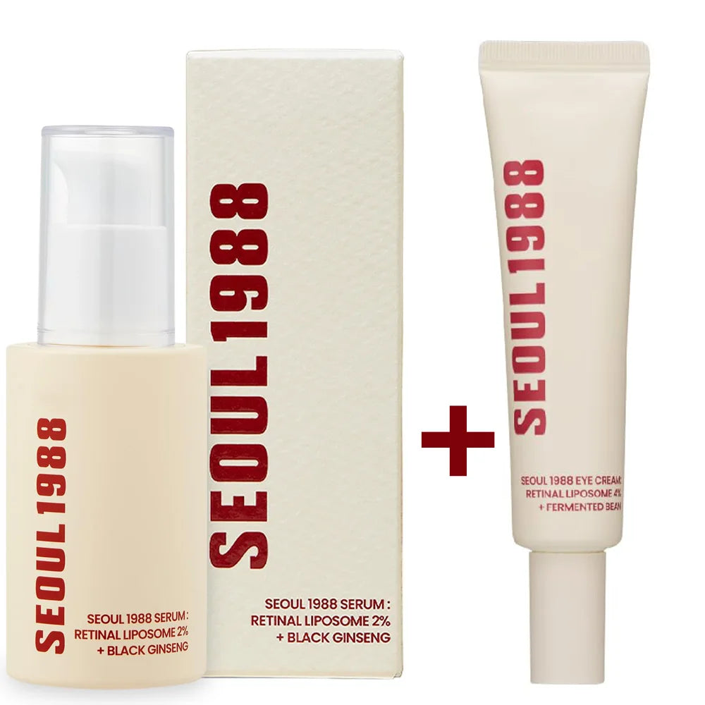 Seoul 1988 Retinol Serum & Eye Cream – Black Ginseng 4%