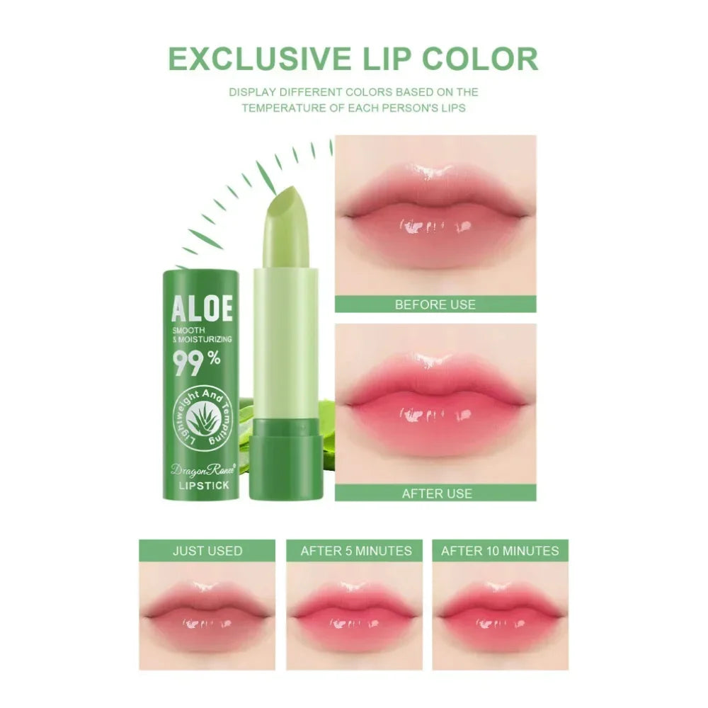 Temperature Sensitive Lipstick Magic Color Shift Fruit Scented Nourishing Hydration Transfer Proof Lip Balm Organic Cosmetics Oasis Select