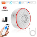 Tuya WiFi Zigbee Smart Siren Alarm 100dB – Alexa Compatible Smart Siren Alarm Oasis Select Zigbee