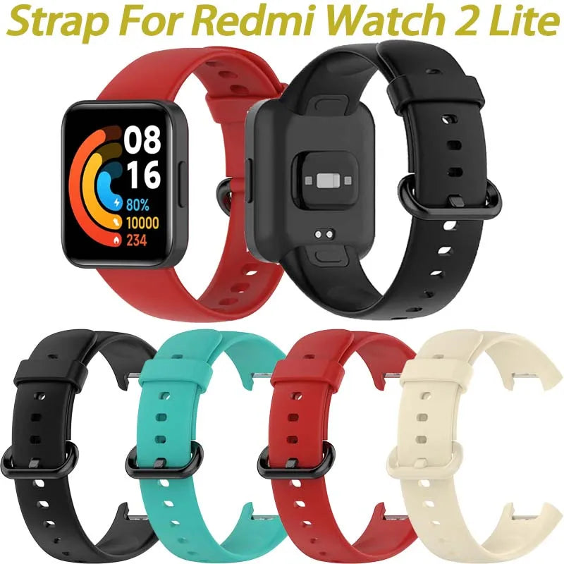 Silicone Sport Band for Redmi Watch 2 Lite – Replacement Strap Watch Replacement Band Oasis Select