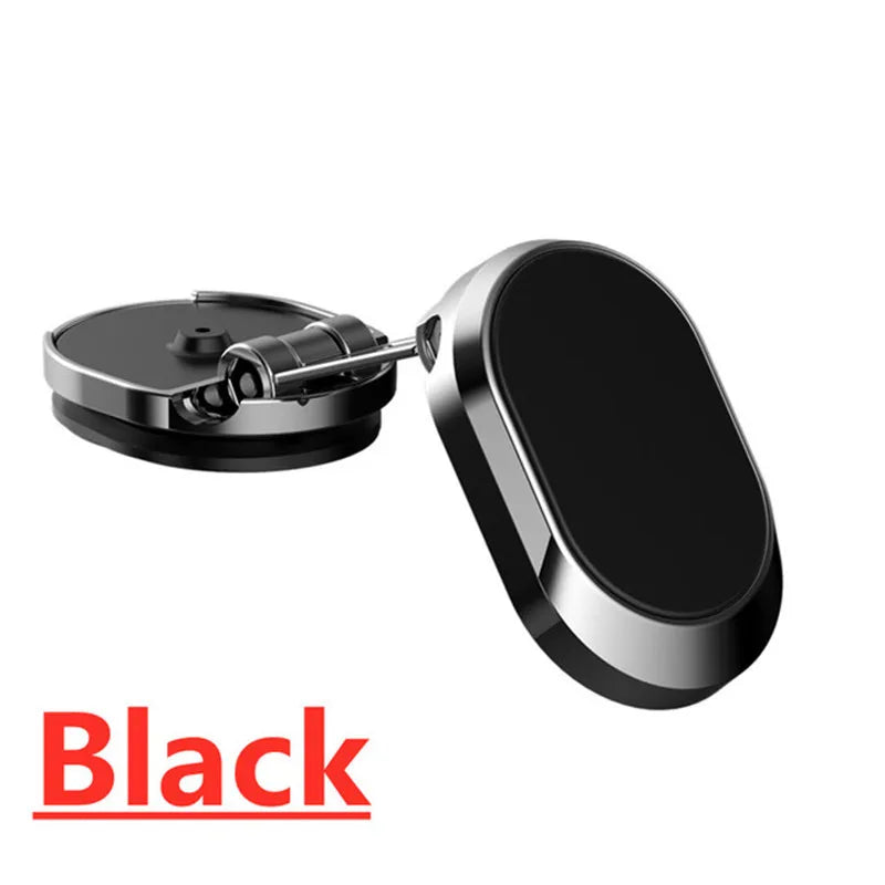 Magnetic Car Phone Holder Magnet Smartphone Mobile Stand Cell GPS For iPhone 15 14 13 Pro Max X Xiaomi Mi Huawei Samsung LG Oasis Select Black