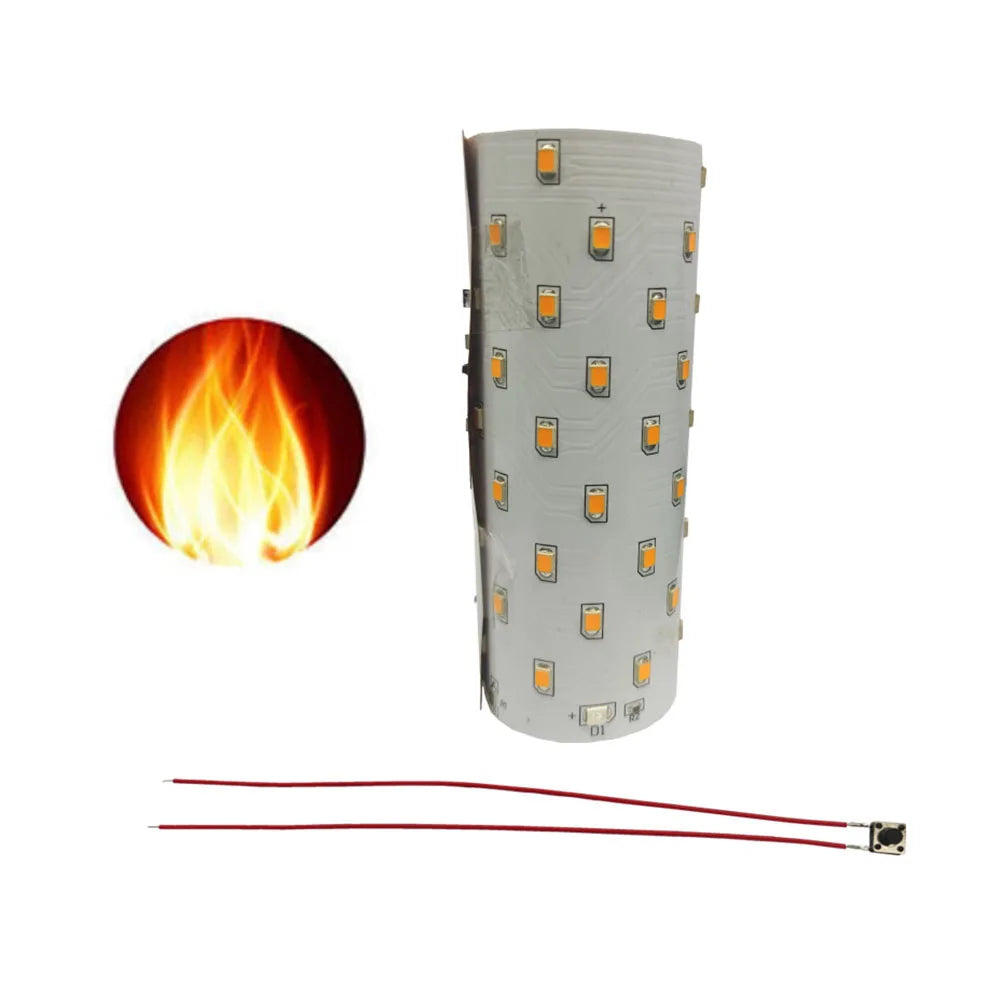 3.7V 51 LED Flame Light Circuit Board – 3 Modes Solar Candle LED Circuit Board Oasis Select