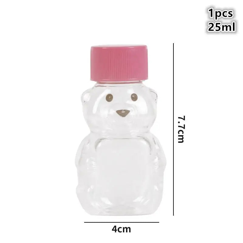 Mini Bear Squeeze Sauce Bottles | Portable Condiment Containers