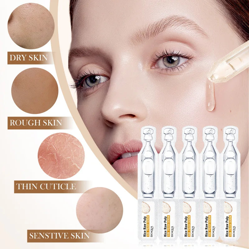Rice Pulp & Hyaluronic Acid Face Serum – Anti-Wrinkle Moisturizer Facial Serum Oasis Select