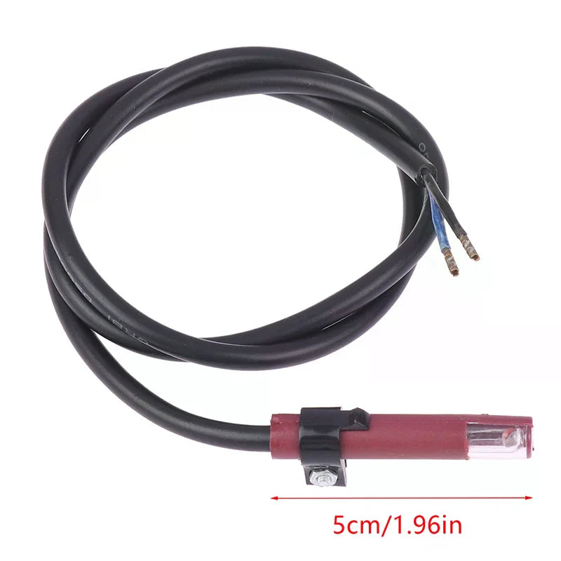 Ordinary QRB1 Flame Detector Photosensitive Electric Eye Burner Detection Photoresistor Red QRB1 Photocell For Burner Waste Oil Oasis Select