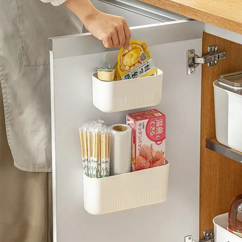 Magnetic Absorption Box Household Refrigerator Magnetic Wall Mounted Storage Box Non Perforated Multi Specification Storage Box Oasis Select