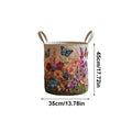 Storage Basket Large Capacity Cloth Organizer Basket Toys Storage Box Dirty Clothes Organizer Basket Folding Home Storage Bag Oasis Select Multicolor