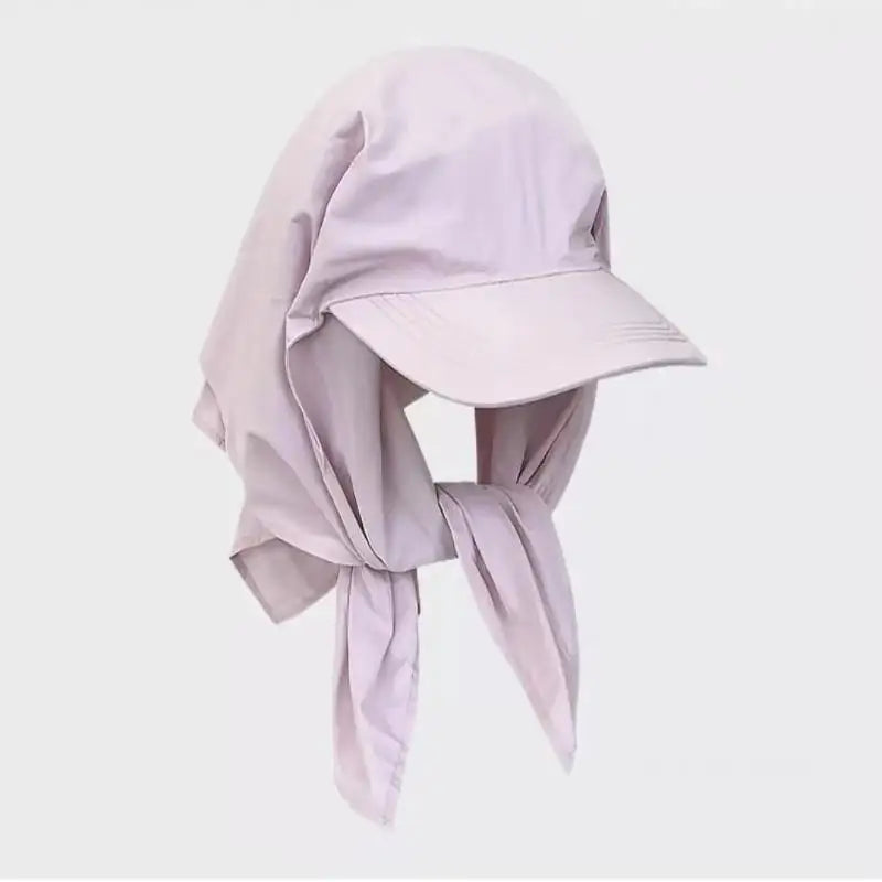 Unisex Outdoor Visor Hat with Adjustable Bandana Headscarf