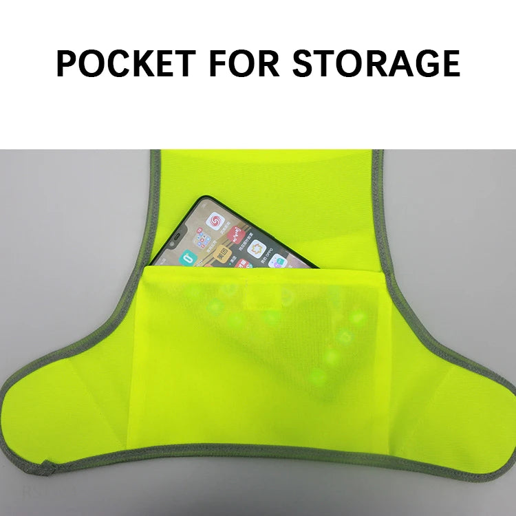 High Visibility Reflective Safety Vest | Running & Cycling
