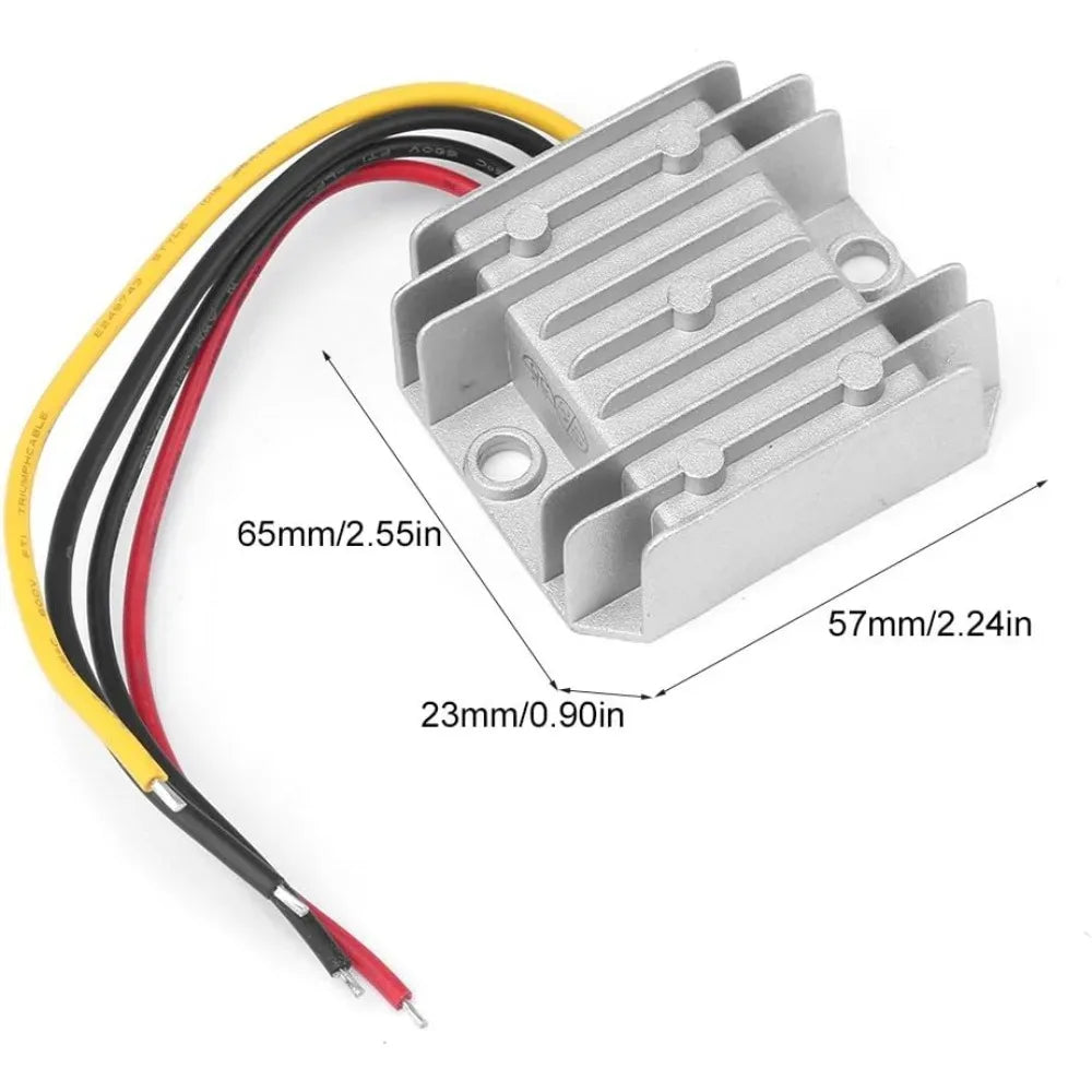 DC 12V/24V Step Down to 5V 10A 50W Waterproof Power Supply Module Transformer Regulator Module Electronic Components Converter Oasis Select