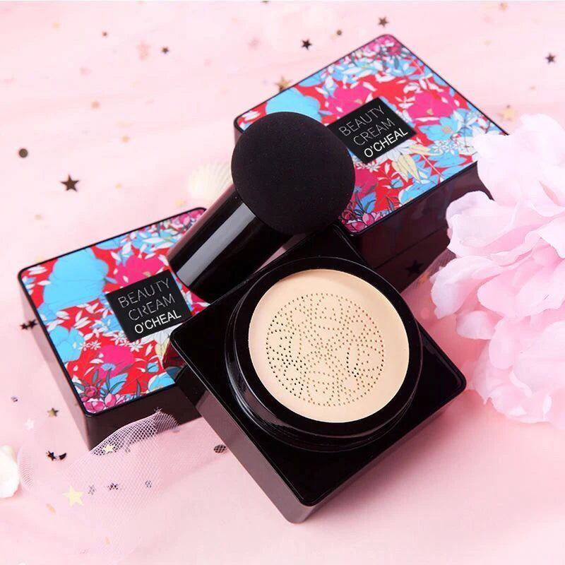 O'CHEAL Mushroom Head BB Cream Cushion – SPF & Concealer BB Cream Cushion Oasis Select