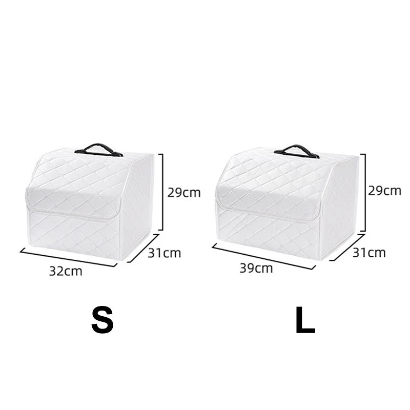 Large Capacity Car Trunk Storage Box Folding Car Storage Box Sundries Organizer Box Women's Pink Auto Accessories Oasis Select