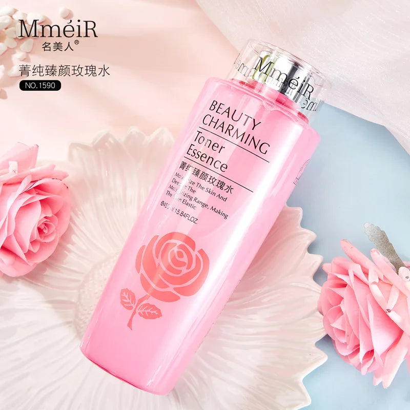 450ml Rose Water Softening Water Pink Water Toner Moisturizing Whitening Lightening Spots Nourishing Skin Repairing Skin Oasis Select