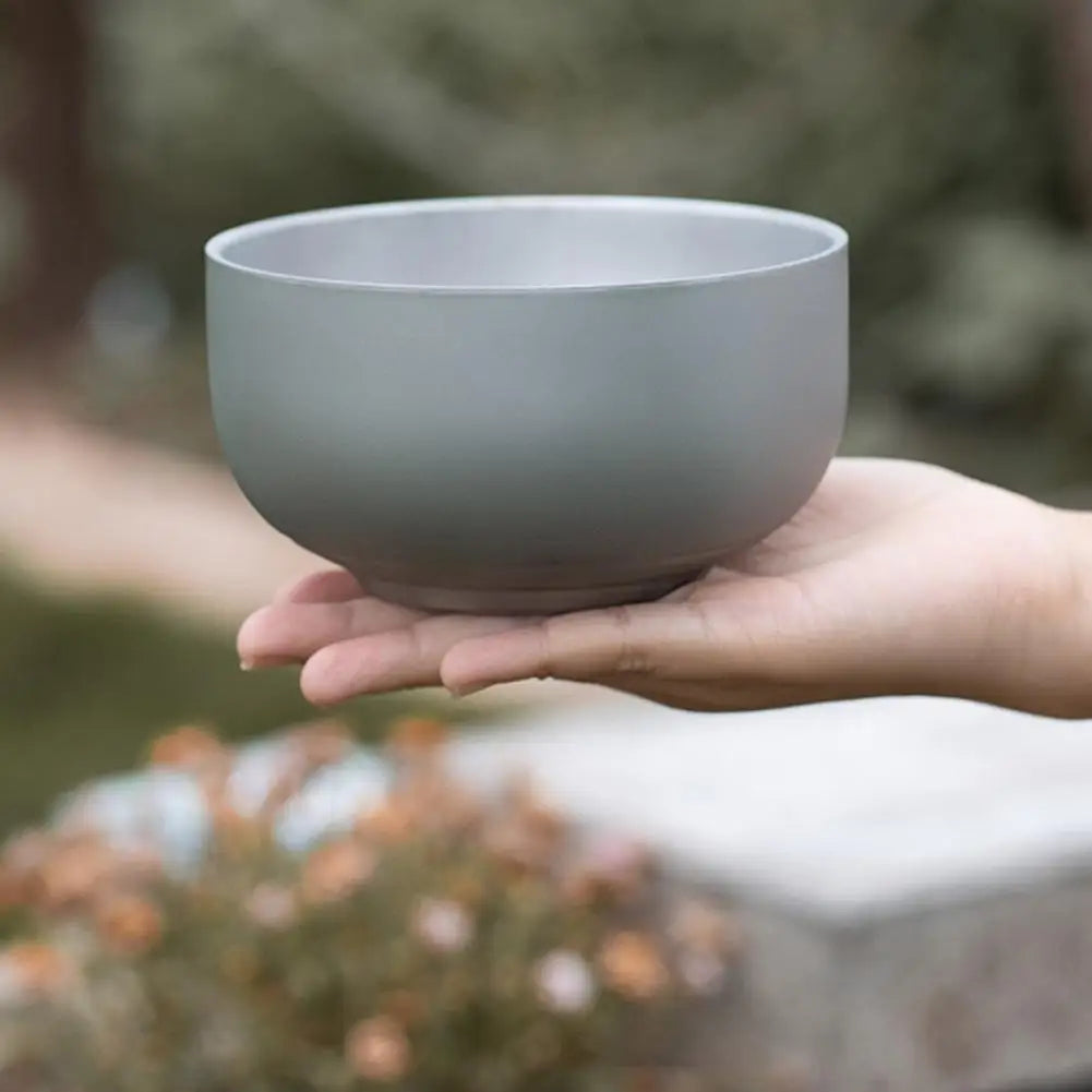 Titanium Camping Bowl Pure Titanium Heat-Resistant Lightweight Durable for Outdoor Camping Travel BBQ Picnic Backpacking Oasis Select