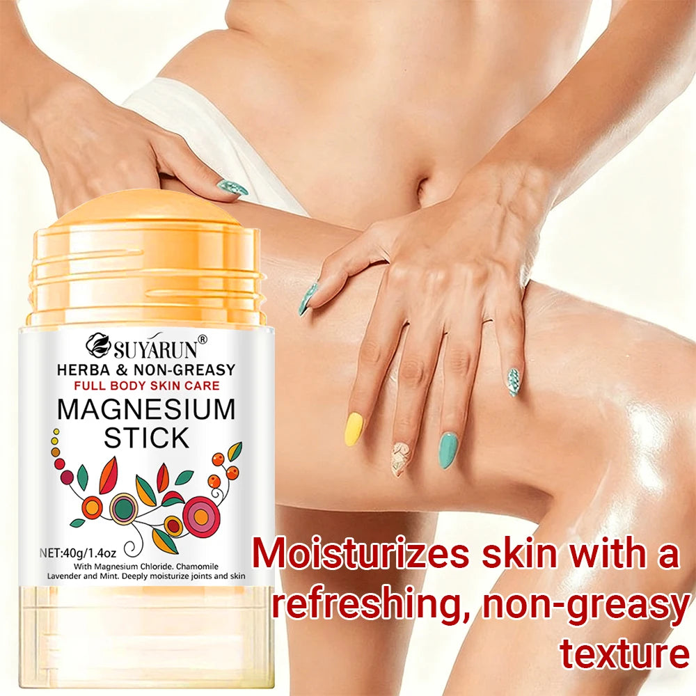 SUYARUN Chamomile & Shea Butter Soothing Balm Stick for Dry Skin, Lavender Calming All-Over Body Care, Skin Repair Moisturizer. Oasis Select