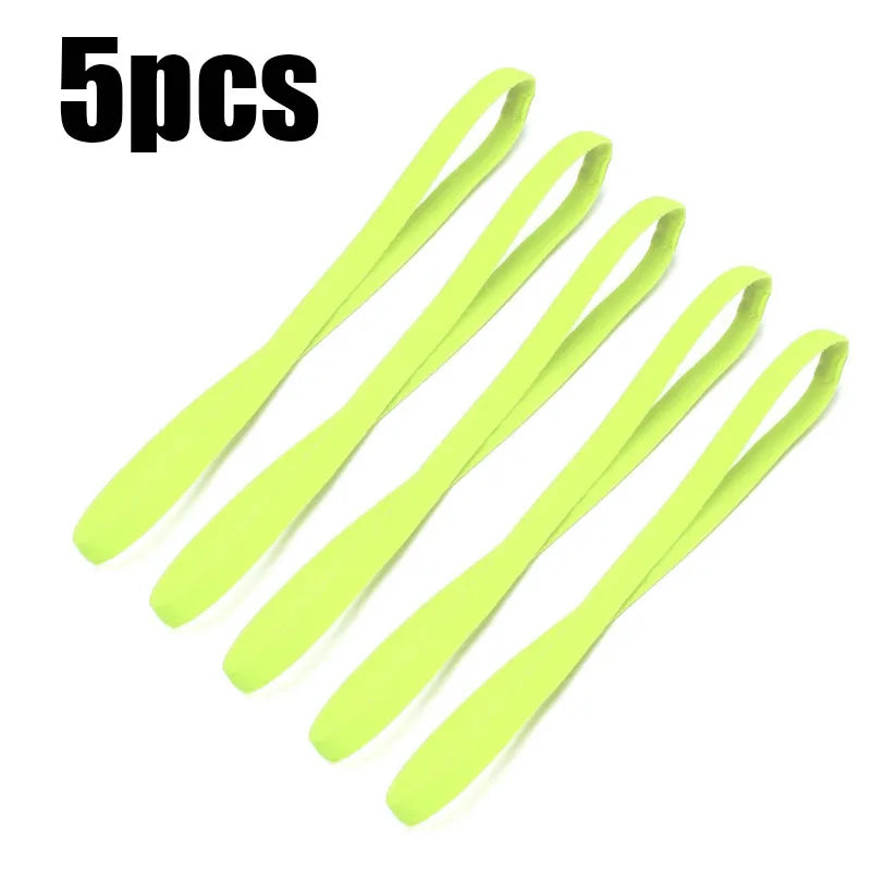5/10pcs Elastic Absorbent Sweat Bands Yoga Running Fitness Headband Thin Sports Women Men Hair Bands Anti-Slip Hair Accessories Oasis Select 5pcs yellow