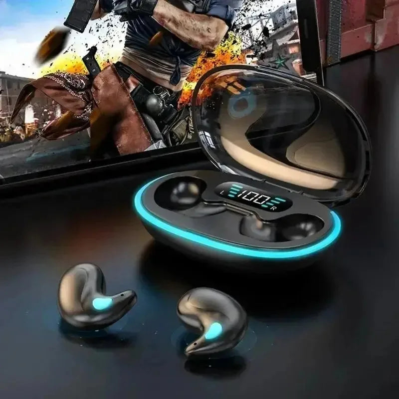 New Sleep Earbuds Wireless Mini Work Headphones TWS Bluetooth Headphones Stereo Waterproof For All Smartphones Oasis Select