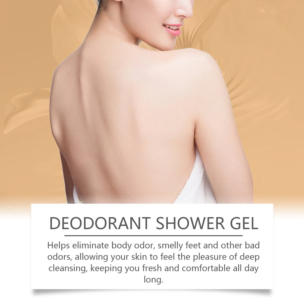 OCEAURA Persimmon Deodorizing Shower Gel Odor Remover Sweat Stains Body Cleaning Lasting Fragrance Smoothing Nourish Body Wash Oasis Select