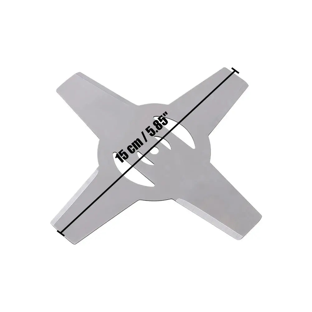 150mm Universal Stainless Steel Grass Trimmer Blade 3/4T Brushcutter Trimmer Blade Oasis Select