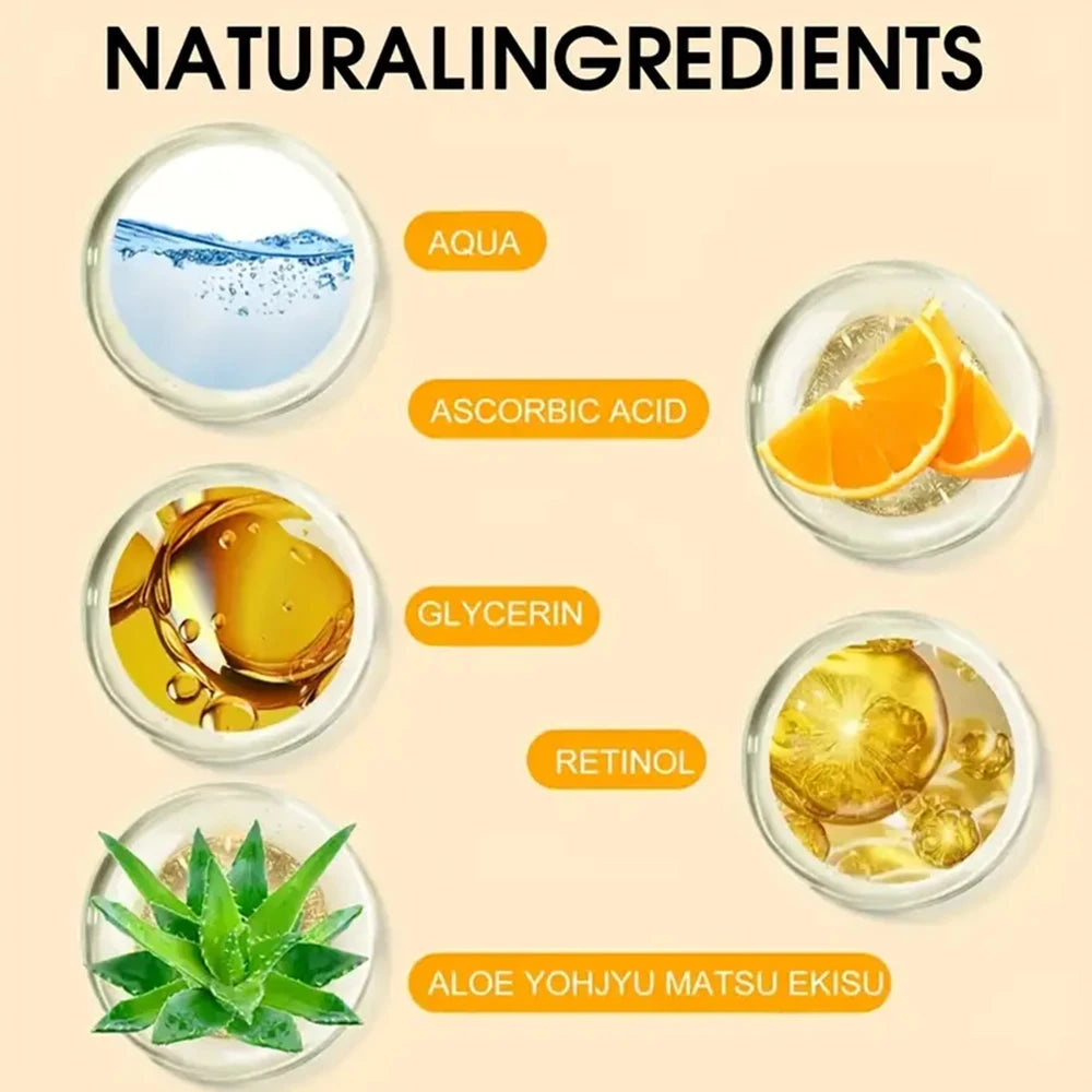 Vitamin C Firming Skin Essence: Day-Night Hydration & Plant Amino Acid Formula for Radiant Complexion Oasis Select