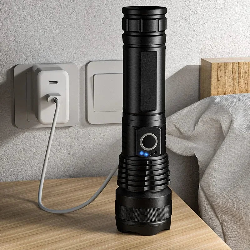 ESMARTER X71 LED Torch USB Rechargeable Zoomable Waterproof
