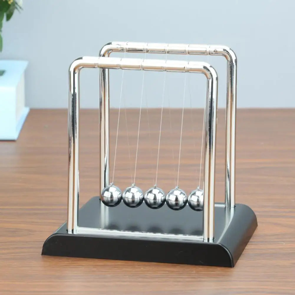 Newton's Cradle Balance Ball Steel Pendulum Motion Toy for Physics Science Education Stress Relief Desk Christmas Home Decor Oasis Select