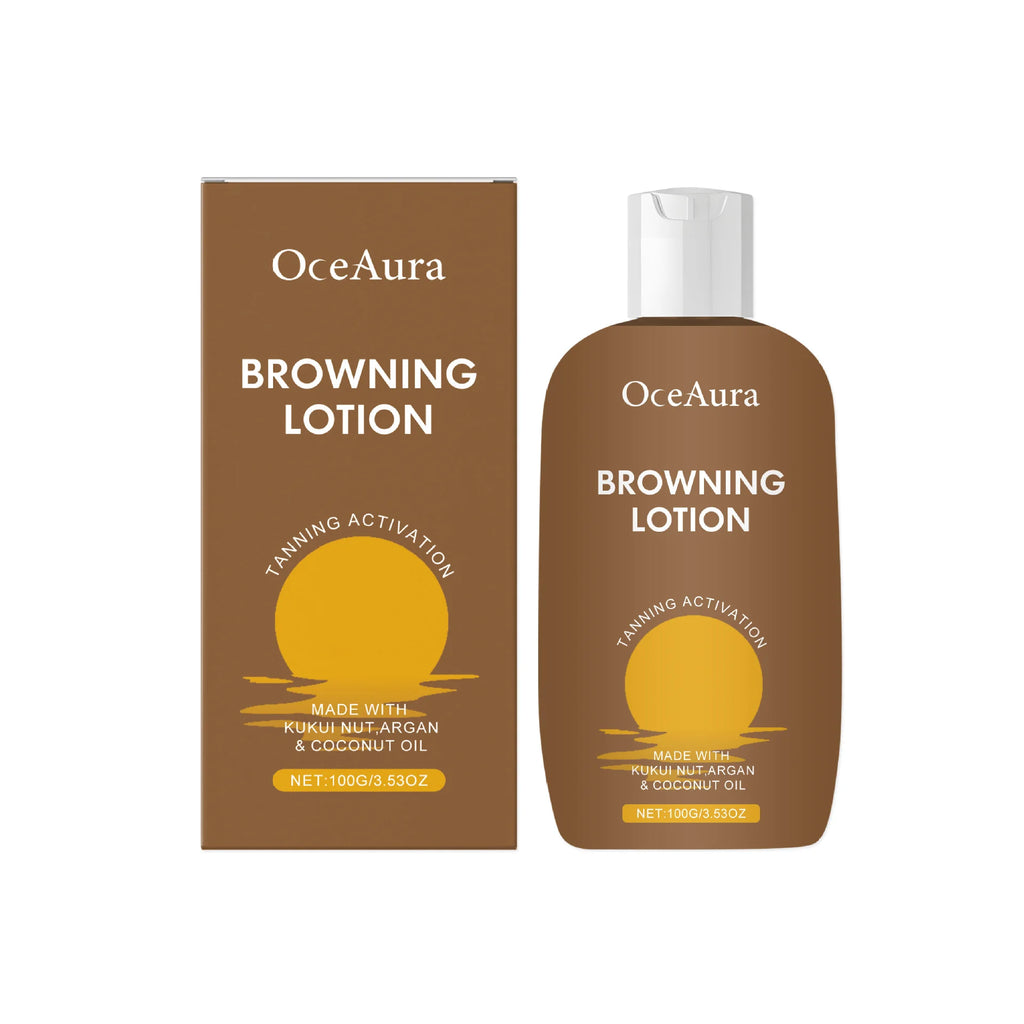 Oceaura Tanning Lotion Body Facial Sunless Self Tanner Skin Coloring Blackening Sun Block Isolation Lightweight Fake Tan Cream Oasis Select