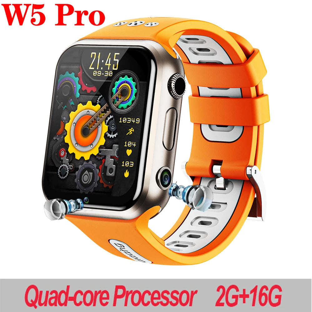 4G Smart Watch Kids GPS Positioning Dual Camera Smartwatch Student Clock Wifi Internet Boy Girl Video Calls 1+8/2+16 SIM Card Oasis Select W5Pro-SLORS-16G standard