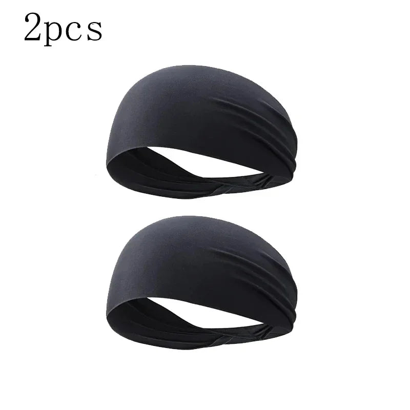 1 Sweatband Men Women Elastic Sport Hairbands Head Band Yoga