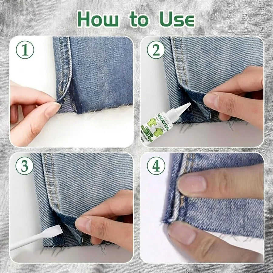Waterproof Fabric Glue for Clothes Sofa Canvas Repair Strong Adhesive Liquid Glue for Textile Denim Leather DIY Craft Sealing Oasis Select