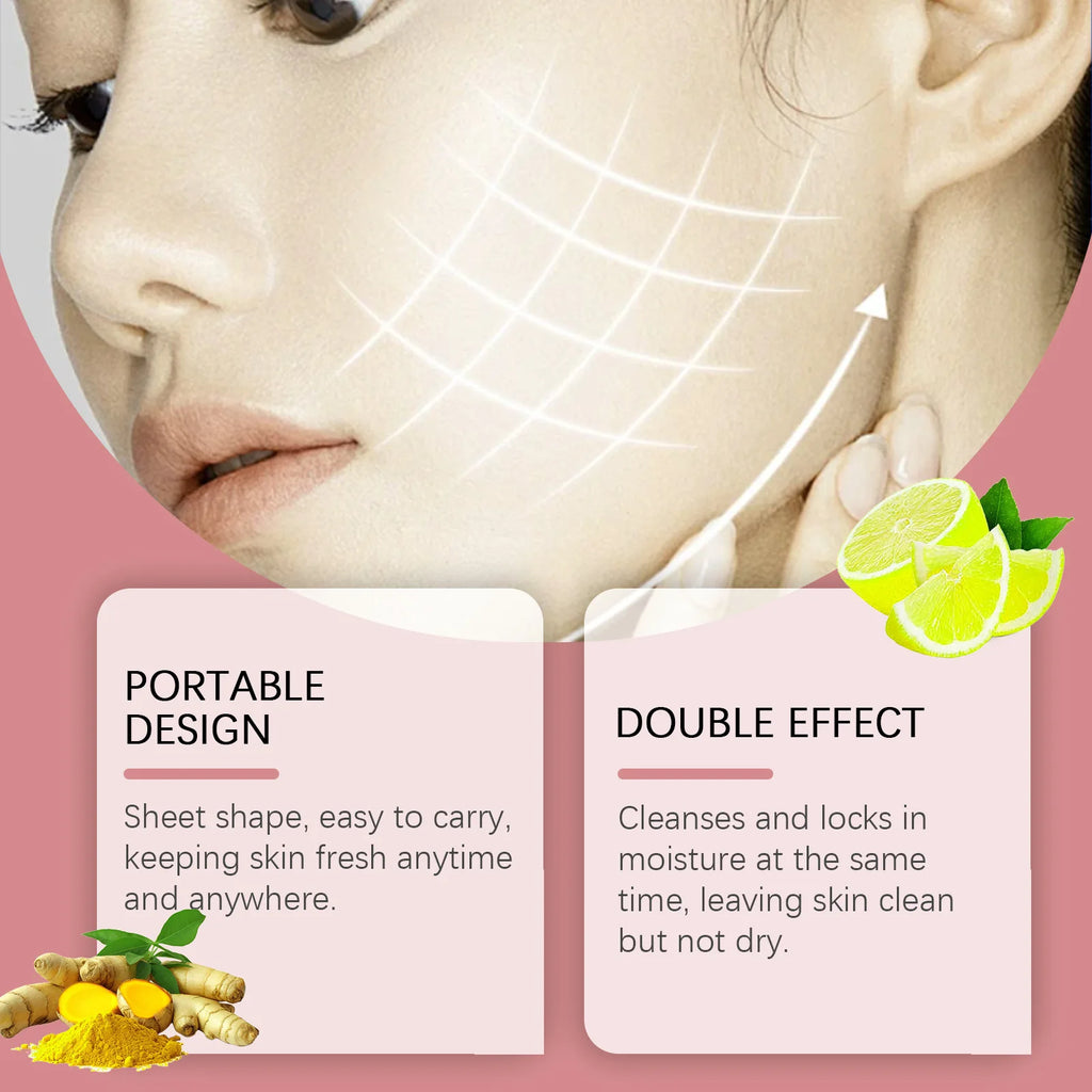 Turmeric Kojic Exfoliating Facial Pads – Brighten & Cleanse Facial Exfoliation Pads Oasis Select